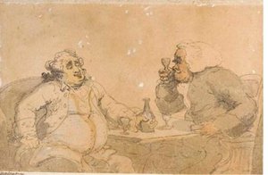 Conversation Piece — Thomas Rowlandson, Neoclassical