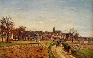 View Of Pontoise — Camille Pissarro