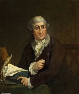 David Garrick, Reading 'macbeth' — C Robert Edge Pine