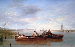 View Of Greenwich Hospital And The River Thames Taken On The Isle Of Dogs — Sir Augustus Wall Callcott