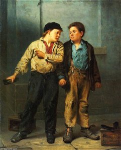 The Quarrel — John George Brown