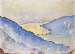 Lake Thun From Lessig — Ferdinand Hodler
