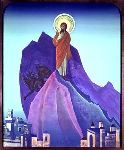 Temptation Of Christ — Nicholas Roerich