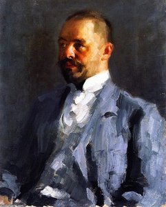 Portrait In Grey Suit — Alexej Von Jawlensky, Expressionism