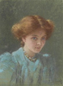 Blue And Gold: Portrait Of Dorothy Sutherland — Jane Sutherland