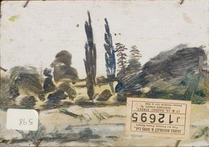 Landscape Study - — Sir Alfred James Munnings