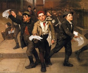 Extra! — John George Brown