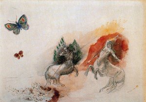 Combat Of Centaurs — Odilon Redon