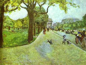 Avenue Du Bois In Boulogne — Pierre Bonnard
