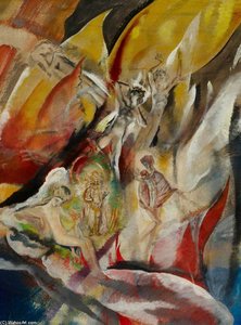 Crowds Of Small Souls In Flame
