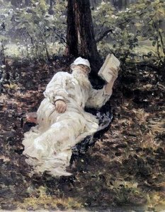 Leo Tolstoy In The Forest — Ilya Yefimovich Repin