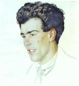 Portrait Of Nikolay Lazarevich Bublichenko — Boris Mikhailovich Kustodiev