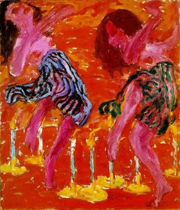 Candle Dancers — Emile Nolde, Expressionism