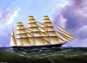 The Clipper Great Republic'''' — James Edward Buttersworth