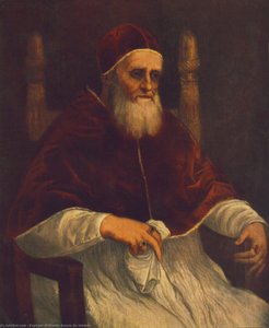 Portrait Of Julius Ii, Tempera On Wood, - (108,) — Raphael, High Renaissance