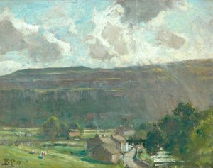 Kettlewell Terraces — Bertram Priestman
