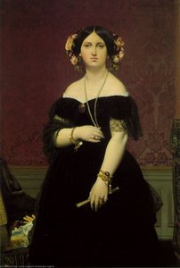 Marie-clotilde-ines De Foucauld, Madame Moitessier, - — Jean-auguste-dominique Ingres