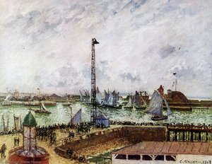 The Pilot's Jetty, Le Havre — Camille Pissarro