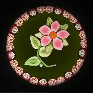 Flower Paperweight — Paul Ysart (scottish, B. Spain)