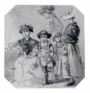 Thomas Sandby And His Family — Paul Sandby