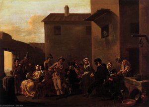 Dance In The Trattoria — Jan Miel, Baroque