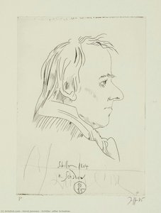 Schiller (after Schadow) — Horst Janssen