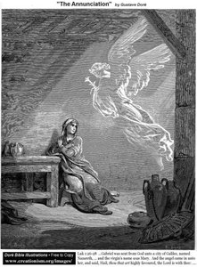 The Annunciation — Paul Gustave Doré