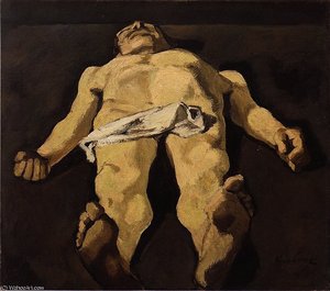 The Dead Christ — Albin Egger Lienz
