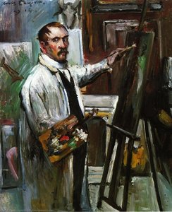 Self Portrait In The Studio — Lovis Corinth