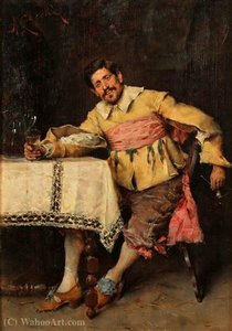 A man enjoying a glass of wine