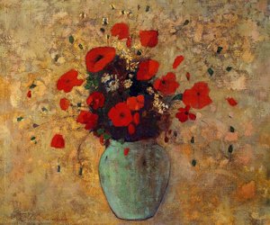 Vase Of Poppies — Odilon Redon