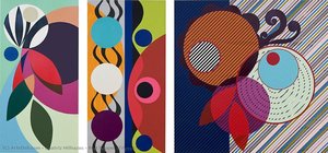 Red Pepper (triptych) — Beatriz Milhazes