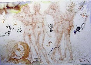 Stultae Et Prudentes Filiae (sirach 7:26) — Salvador Dalí