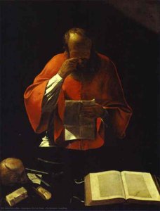 St.jerome Reading — Georges De La Tour