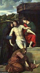 Pietà — Alessandro Bonvicino (moretto Da Brescia), Renaissance