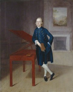 A Young Gentleman At A Drawing Table — Arthur William Devis