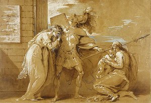Fright Of Astyanax — Benjamin West, Neoclassicism