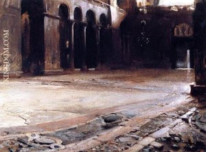 Pavement Of St. Mark's — John Singer Sargent, Impressionist Style