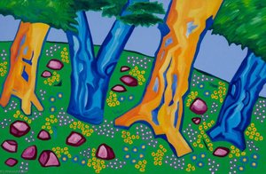 Little Bromley Hill (diptych, Right Panel) — Wendy Mcarthur
