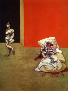 Crucifixion, 1965 Left — Francis Bacon