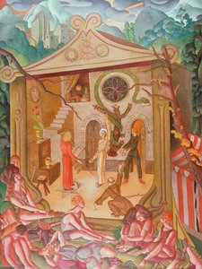 Scene From Marlowe's 'dr Faustus' — Ithell Colquhoun
