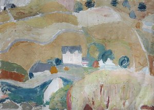 Landscape With Yellow Fields — Sir William George Gillies