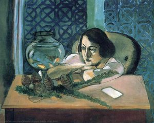 Woman Before A Fish Bowl — Henri Matisse