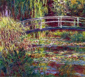 The Water Lily Pond, Pink Harmony — Claude Monet, Impressionism