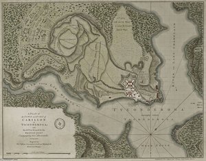 This Is A Period Map Showing The Forces Arrayed At The At (then Known As Fort Carillon) — Thomas Jefferys