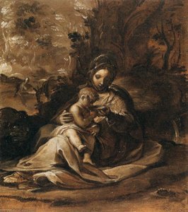 The Rest On The Flight Into Egypt — Rutilio Manetti, Baroque