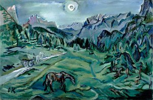 Dolomite Landscape — Oskar Kokoschka