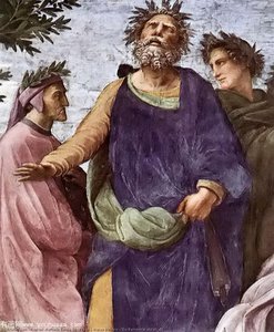 Stanze Vaticane - The Parnassus (detail) [06] — Raphael