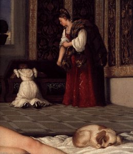 Venus Of Urbino (detail) — Titian