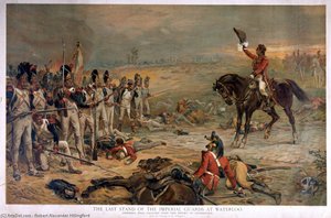The Last Stand Of The Imperial Guards At Waterloo — Robert Alexander Hillingford